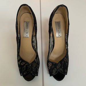 Black Lace Jimmy Choo Pumps